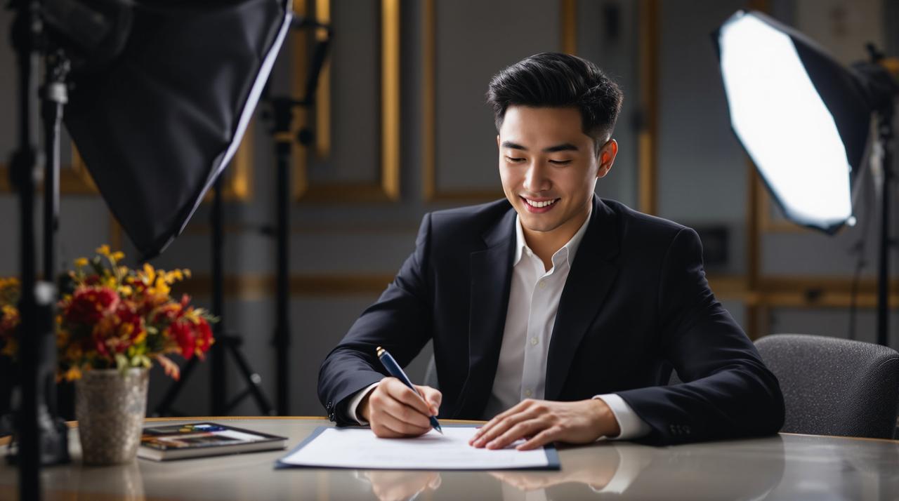 新生代演员苏晨正式签约男男视频，开启全新艺术征程